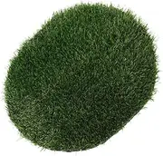 CLISPEED Grass Rug Round Artificial Turf Mat for Outdoor Decor Weather Resistant Faux Grass for Wedding Table Centerpiece Low Maintenance Manhole Cover Decoration