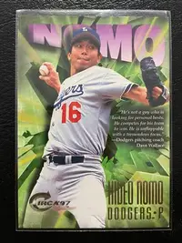 在飛比找Yahoo!奇摩拍賣優惠-野茂英雄 Hideo Nomo 1997 FLEER #15