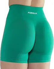 [AUROLA] Intensify Workout Shorts for Women Seamless Scrunch Short Gym Yoga Running Sport Active Exercise Fitness Shorts