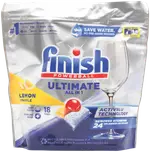 Finish PK 18 All In 1 Dishwashing Tablets - Lemon Sparkle