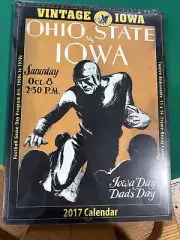 Vintage Iowa Hawkeye Calendar 2017