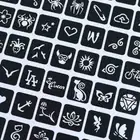 fashionTattoo Drawing Template Henna Stencil Body Art Paint Tattoo Sticker I0G5