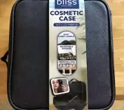 Travel Makeup Train Case With Mirror & LED Lights Cosmetic Organizer Bag