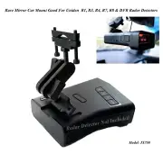 R1, R3, R4, R7, R8,9 & DFR Rare Mirror Car Mount good For Uniden Radar Detectors
