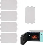 Mica Sheet Microwave 5 Pcs Microwave Waveguide Cover Universal Mica Plate Sheet Heat-Resistant Insulating Repairing Accessory Provide Protection for Kitchen Microwave Oven