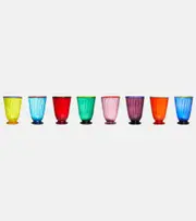 [La DoubleJ] La DoubleJ Rainbow set of 8 glasses