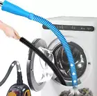 2 Pieces Dryer Vent Cleaner Kit Lint Brush Vacuum Attachment