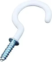 40Pcs White Question Mark Hooks Plastic Cup Hooks for Kitchen Bathroom Versatile Hangers for Utensils Towels Clothes More Space Saving Storage