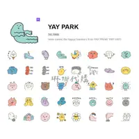 在飛比找蝦皮購物優惠-YAY PARK LINE貼圖 個人原創貼圖 搞怪可愛 簡單