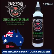 RAVENWOOD Stencil Transfer Stuff Tattoo Cream Liquid VEGAN 120ml Bottle AU STOCK
