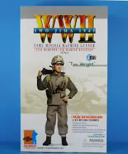 DRAGON 1:6 FIGURE 12" WW2 USMC Marine Soldier M1919A4 Machine Gun Gunner 70787