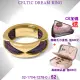 【CHARRIOL 夏利豪】Ring Celtic Dream夢幻雙色戒指 紫鋼索金色52㎜-加雙重贈品 C6(02-1704-1278-0/52)