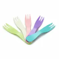 在飛比找樂天市場購物網優惠-【D-3A】三齒蛋糕叉、水果叉、PS材質叉子、小叉子、餐叉、