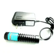 Adjusted 405nm 300mw Violet Blue Diode Laser Dot Module 5V /22x90mm + Adapter
