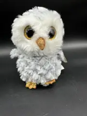 TY Beanie Boos 6" OWLETTE the Owl Plush Stuffed Animal Toy Ty Heart Tag.