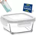 Lav Fresco Glass Food Container with Locked Lid, 1-Pack