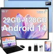 Biegedy B29 10 Inch Tablet Octa-Core 22GB 128GB 2.0Ghz Android Blue