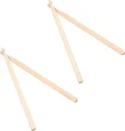GLSTOY Drum Accessories Maple Drumsticks for Boys and Girls 295 * 14mm Short Children Drum Stick Mallet 4pcs Set