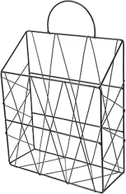 GRIRIW Hanging Wall Magazine Holder Rack for Organized Office Home School Storage for Files Supplies Space Saving Wall Mounted Design