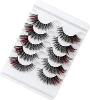 PLAFOPE Skin Friendly 3d False Eyelashes Women's Makeup Extension Lashes for Cosplay