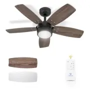 Ceiling Fan 36'' for Small Room: Modern Ceiling Fans with Light Remote Contro...