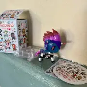 Tokidoki Unicorno Series 12 GLOW w/Visor Cyberpunk Figure w/ Box Sticker Guide
