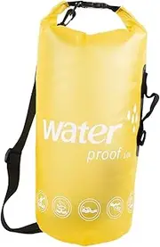 [kowaku] 10L Waterproof Backpack Sack for Outdoor Activities and Travel, Yellow
