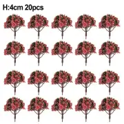 High Quality Model Trees for Railway Scenery Set of 20 4cm HO O Z Scale