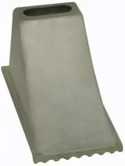 Buyers Products WC1267 Aluminum Wheel Chock, 6.25 X 12.25 X 7 Inch, Steep Slope