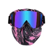Motorcycle Goggles Motocross Off-road ATV Dirt Bike Eyewear Color Film Glasses