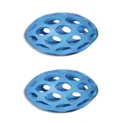 2x Rosewood Cyber Rubber 16cm Lattice Rugby Ball Pet Dog Interactive Toy Assort