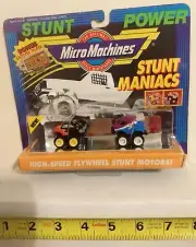 NEW MINT MICROMACHINES STUNT MANIACS COLLECTION 1 BAJA BEETLE + VAN WIND-UPS!