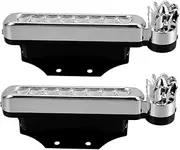 Gatuida Wind-powered Car Daytime Running Lights 2 Pack White 8-led Universal Fitment No Battery Needed Easy to Install for Vehicles