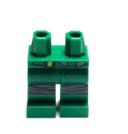 Lego - Minifigure Legs - Green, Knee Wrap
