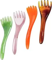 NOLITOY Scalp Massager Comb Head Massage Tool for Hair Massager Scalp Scraper Random Color