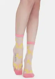 Papillon Party Crew Socks
