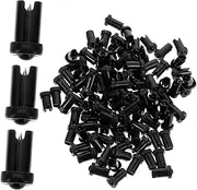 Ipetboom Lash Extension Supplies 100pcs Glue Bottle Needle Nozzle Needle for Eyelash Glue Anti-clog Tool