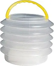 Hisxrcal Telescopic Brush Water Barrel Supplies Washing Basin Watercolor Cleaner Acrylic