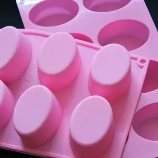 8連橢圓形矽膠模 供應各類手工皂肥皂模具雞蛋糕模 矽膠蛋糕模DIY模具