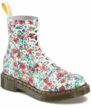 Dr Martens Doc 8 Hole 1460 Pascal Wildpoppy White 13512100