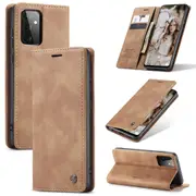 CaseMe Samsung Galaxy A72 4G 5G Classic Leather Case Cover A725 A726 [Brown]