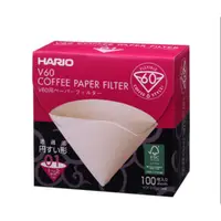 在飛比找蝦皮商城優惠-日本 HARIO V60無漂白01/02濾紙盒裝-100入(