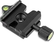 Haoge Quick Release QR Clamp Adapter Convertor for Manfrotto RC2 System to Arca-Swiss Compatible