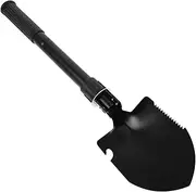Yardwe Function Shovel Car Camping Trowel Collapsible Survival Tool Trench Spade Outdoor Gear Portable for Hiking