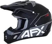 AFX 0110-6491 FX-17 Helmet - Aced - Matte Black/White - Large