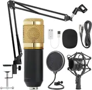 BM800 Condenser Microphone Kit Studio Suspension Boom Scissor Arm Stand Desk
