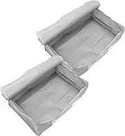 MAGICLULU Organize Your Space Pcs Quilted Blanket Storage Bags Zipper Pouch for Bedding Easy Access Window