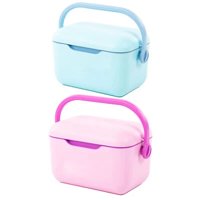 Insulated Cooler Box with Handle Ice Chest Small Hard for Stall Home Camping