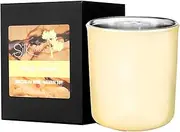 [SILK OIL OF MOROCCO] Vanilla & Caramel Gold Jar Natural Soy Candle