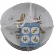 Beatrix Potter Peter Rabbit Easter Appetizer Side Cake Plates Set of 4